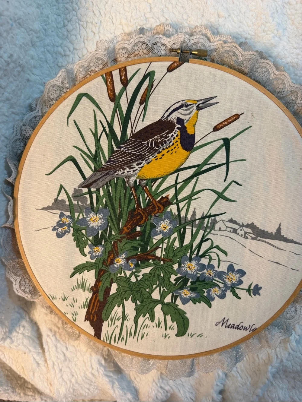 Surprise Vintage Bird Design Folk Art Piece Hand Picked By Posh Ambassador